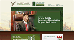 Desktop Screenshot of mayfieldsafemoneyadvisor.com